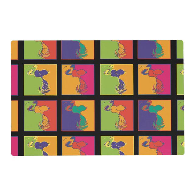 Peanuts | Modern Pop Art Snoopy Placemat (Front)