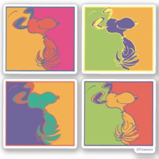 Peanuts | Modern Pop Art Snoopy Sticker