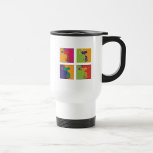 Peanuts Modern Pop Art Snoopy Travel Mug