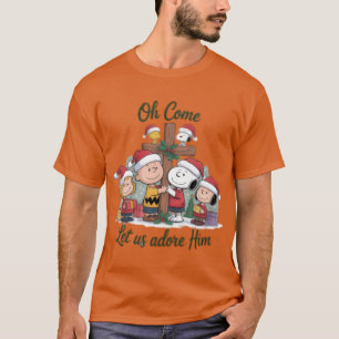 Peanuts Nativity Christmas Unise vintage T-Shirt