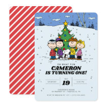 Peanuts | Oh What Fun it is to Be One Invitation