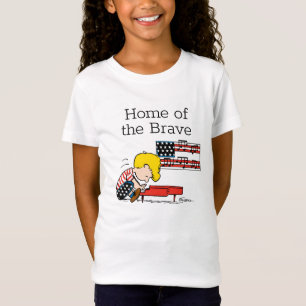 Peanuts Patriotic Schroeder & His Piano T-Shirt