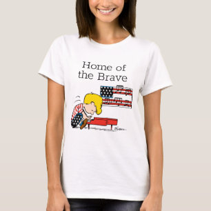 Peanuts Patriotic Schroeder & His Piano T-Shirt