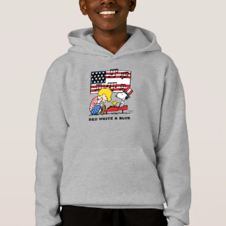 Peanuts | Patriotic Schroeder, Woodstock & Snoopy Hoodie