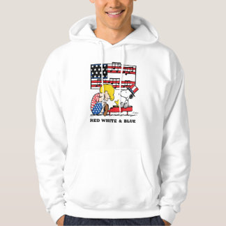 Peanuts | Patriotic Schroeder, Woodstock & Snoopy Hoodie