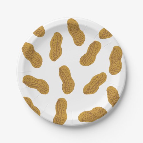 peanuts pattern paper plates