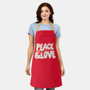 Peanuts   Peace & Love Woodstock Apron