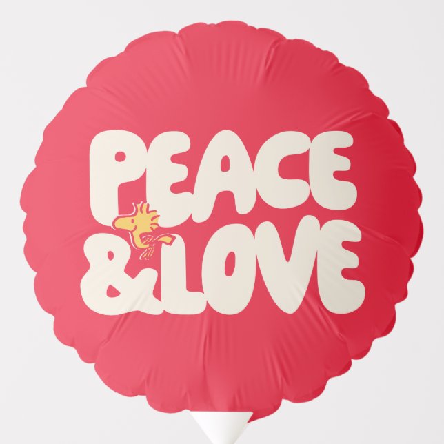 Peanuts | Peace & Love Woodstock Balloon (Front)