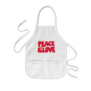 Peanuts   Peace & Love Woodstock Kids' Apron