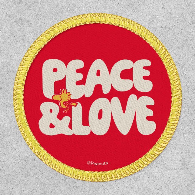 Peanuts | Peace & Love Woodstock Patch (Front)