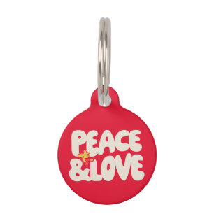 Peanuts Peace & Love Woodstock Pet ID Tag