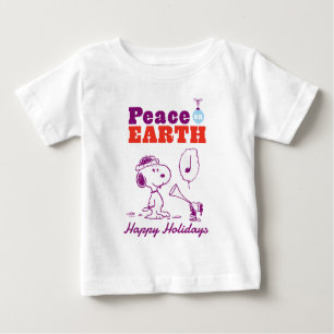 Peanuts Peace on Earth Snoopy & Woodstock Baby T-Shirt