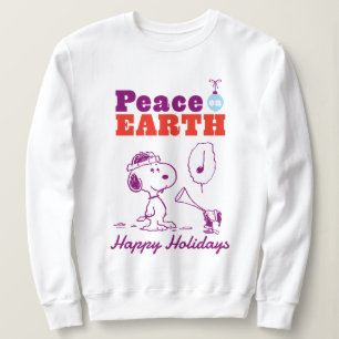 Peanuts Peace on Earth Snoopy & Woodstock Sweatshirt