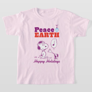 Peanuts Peace on Earth Snoopy & Woodstock T-Shirt