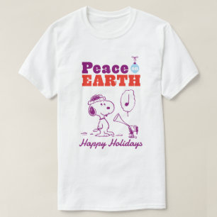 Peanuts Peace on Earth Snoopy & Woodstock T-Shirt