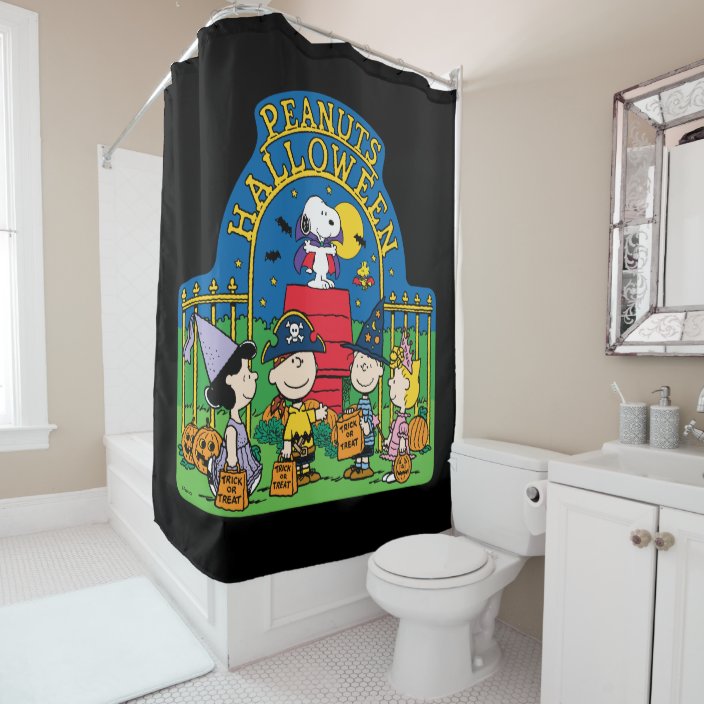Peanuts Peanuts Halloween Shower Curtain