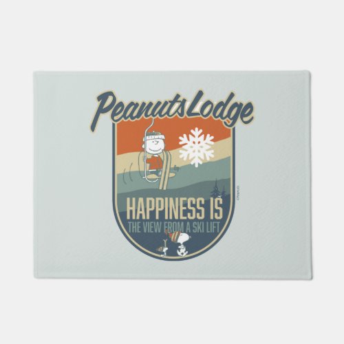 Peanuts  Peanuts Lodge  Happiness Is Doormat