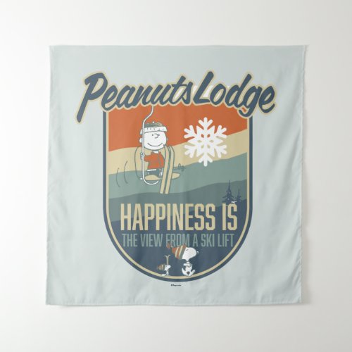 Peanuts  Peanuts Lodge  Happiness Is Tapestry