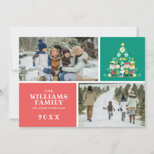 Peanuts   Peppermint Christmas Tree Holiday Card