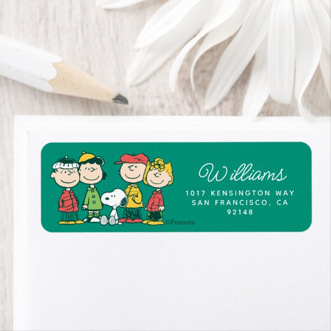 Peanuts | Peppermint Christmas Tree Label (Insitu)