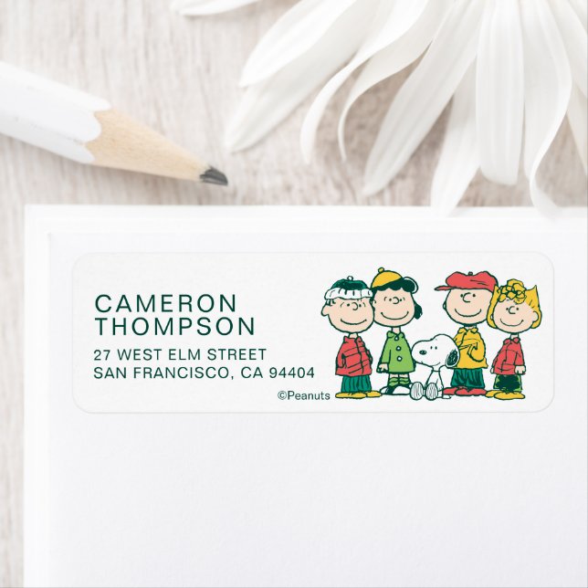 Peanuts | Peppermint Christmas Tree Label (Insitu)