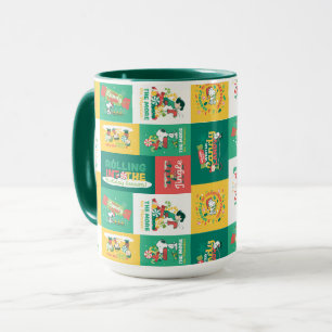 Peanuts Peppermint Dreams Holiday Pattern Mug