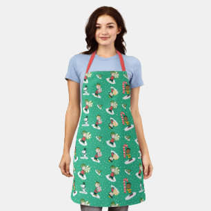Peanuts Peppermint Dreams Snowflake Pattern Apron