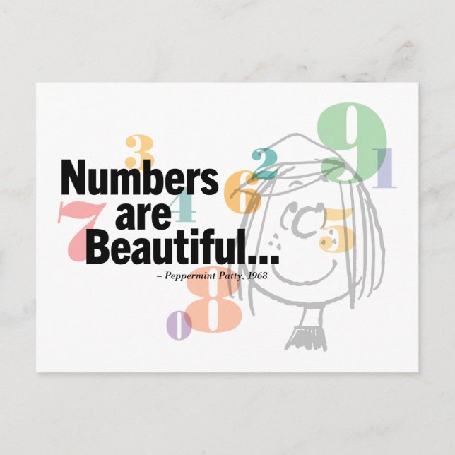 Peanuts | Peppermint Patty 1968 Postcard (Front)