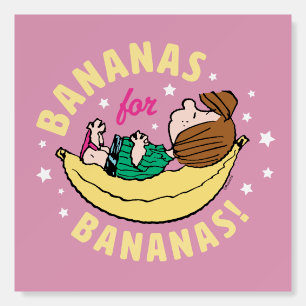 Peanuts Peppermint Patty Bananas for Bananas Foam Board