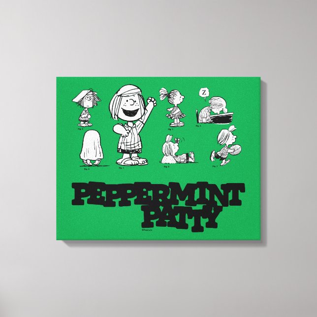 Peanuts | Peppermint Patty Canvas Print (Front)