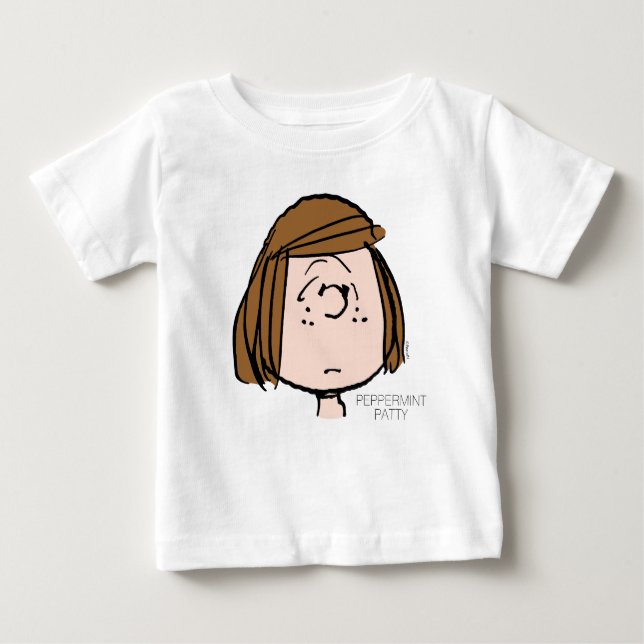 Peanuts | Peppermint Patty Confused Face Baby T-Shirt (Front)