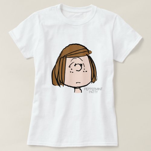 Peanuts  Peppermint Patty Confused Face T_Shirt