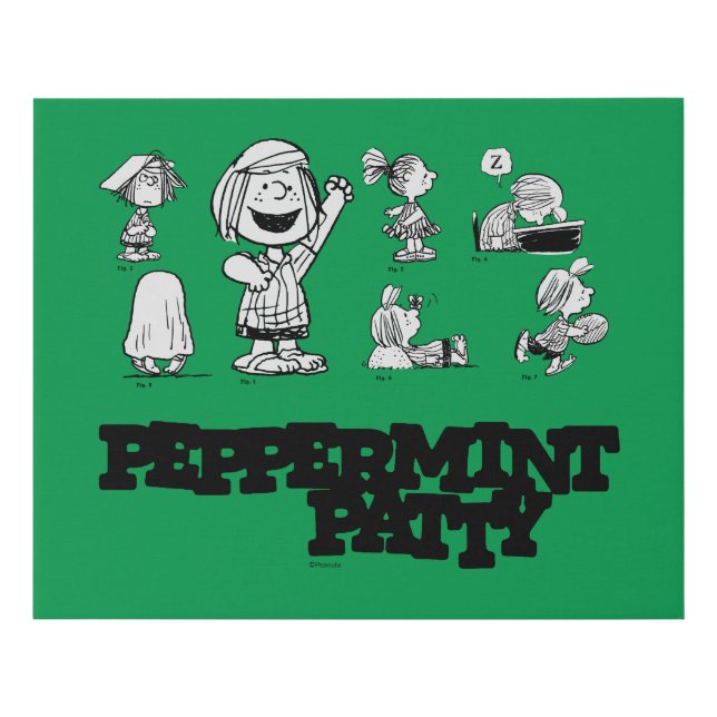 Peanuts | Peppermint Patty Faux Canvas Print (Front)