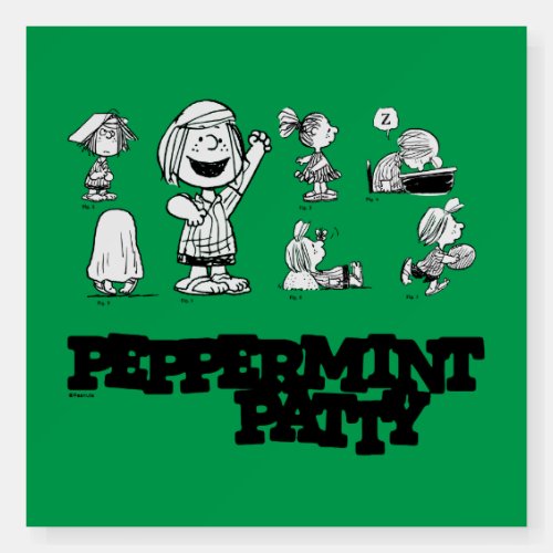 Peanuts  Peppermint Patty Foam Board