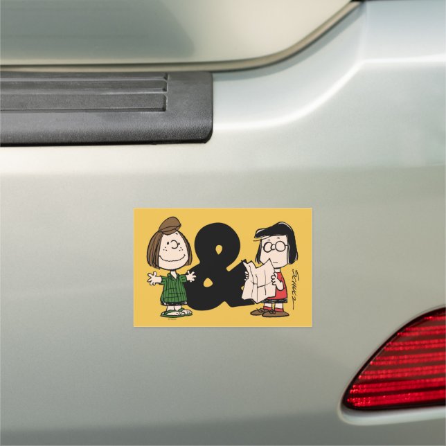 Peanuts | Peppermint Patty & Marcie Car Magnet (In Situ)