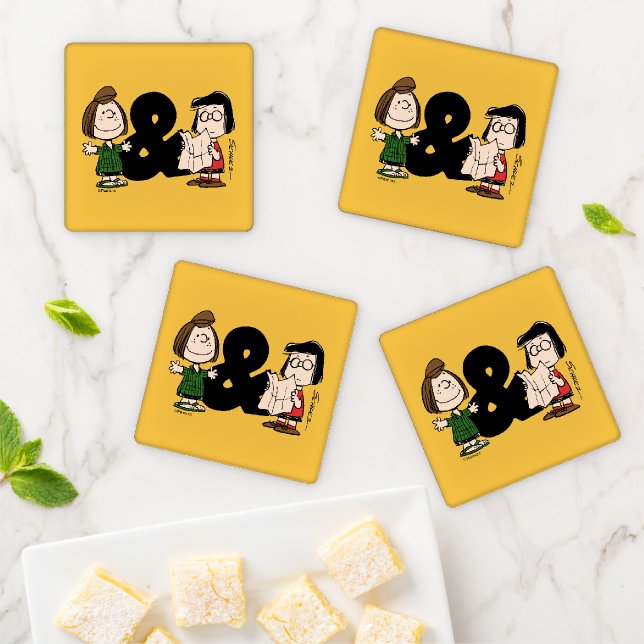 Peanuts | Peppermint Patty & Marcie Coaster Set (In Situ)