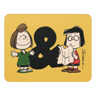 Peanuts   Peppermint Patty & Marcie Door Sign
