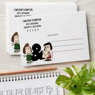 Peanuts Peppermint Patty & Marcie Envelope