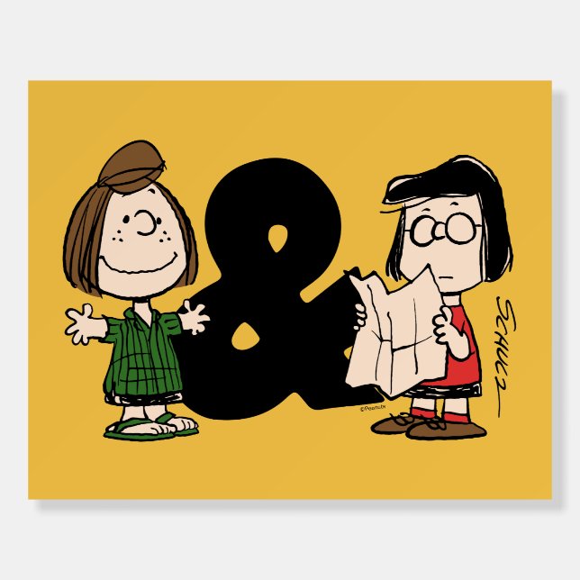 Peanuts | Peppermint Patty & Marcie Foam Board (Front)