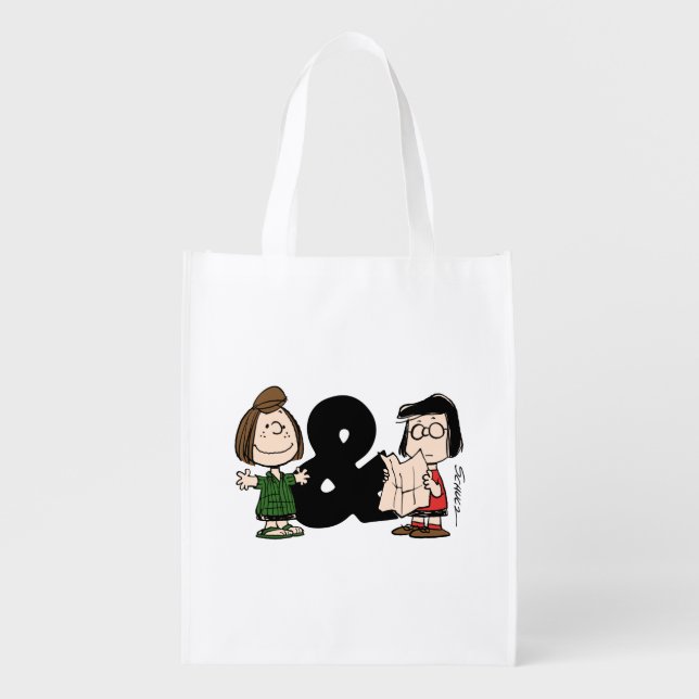 Peanuts | Peppermint Patty & Marcie Grocery Bag (Front)