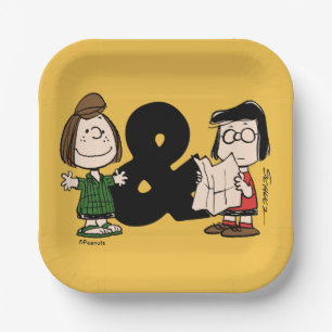 Peanuts   Peppermint Patty & Marcie Paper Plates