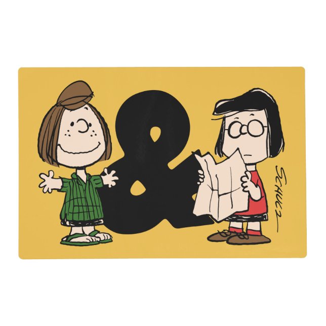 Peanuts | Peppermint Patty & Marcie Placemat (Front)