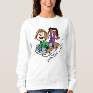 Peanuts | Peppermint Patty & Marcie Sled Riding Sweatshirt