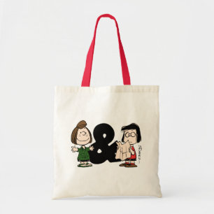 Peanuts   Peppermint Patty & Marcie Tote Bag