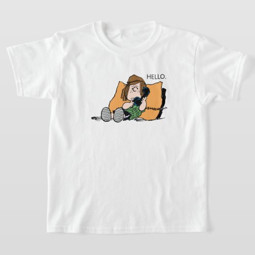 Peanuts  Peppermint Patty on the Phone T_Shirt
