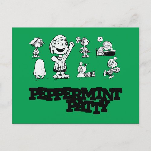 Peanuts  Peppermint Patty Postcard
