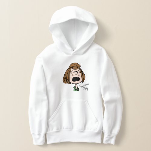 Peanuts  Peppermint Patty Screaming Face Hoodie
