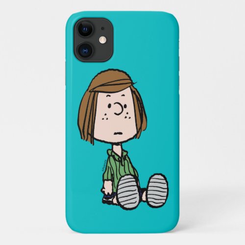 Peanuts  Peppermint Patty Sitting iPhone 11 Case