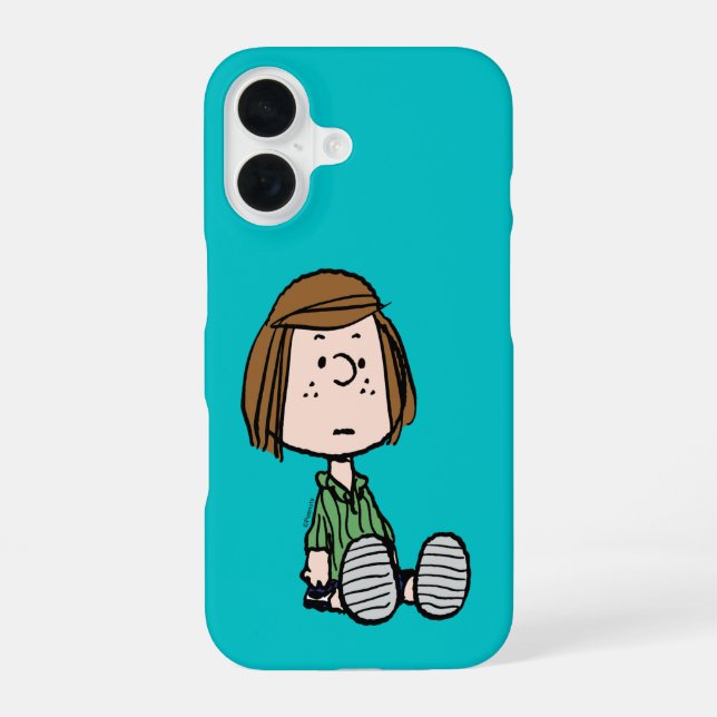 Peanuts | Peppermint Patty Sitting Iphone Case (Back)