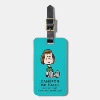 Peppermint Patty Luggage Tag